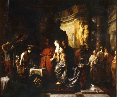 King Seleucus I Hands Over the Kingdom and His Second Wife Stratonice I to His Son Antiochus by Gerard de Lairesse